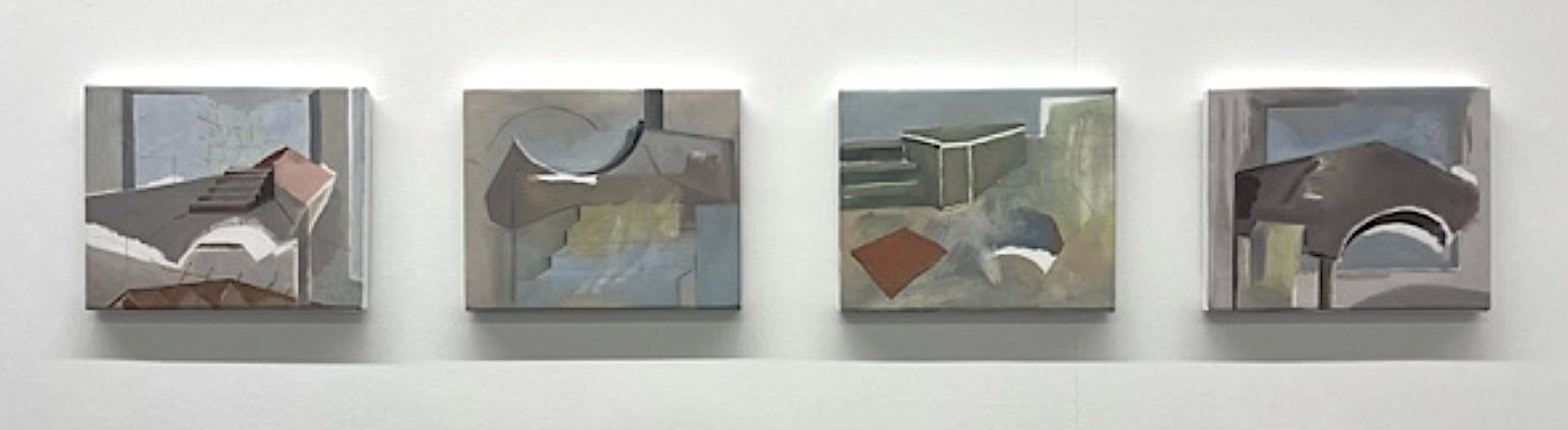 four small paintings